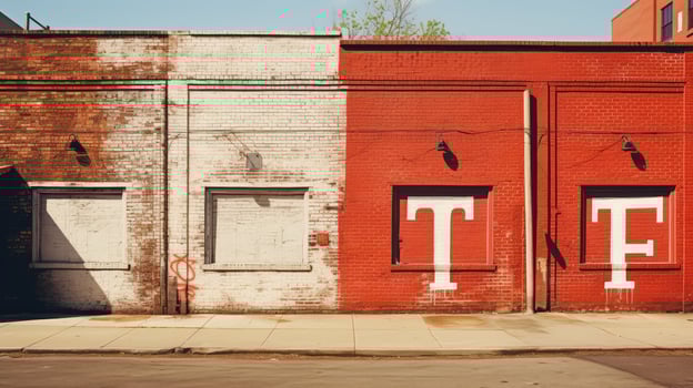 brick white lettering photo