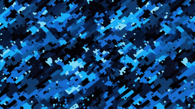 modern blue digital camo seamless photo