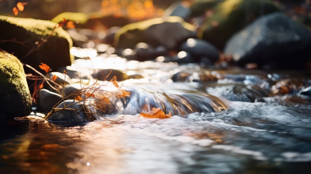 crystal blurred water background photo