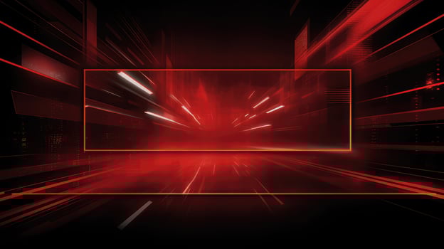 digital red tech banner photo