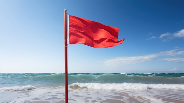 alert red flags photo