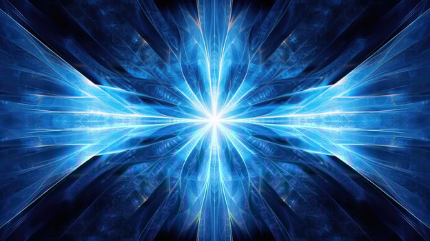 geometric blue abstract pattern photo