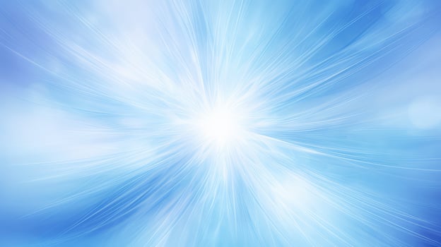 peaceful blue burst background photo