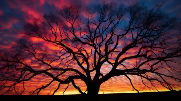 sunbranches plant silhouette photo