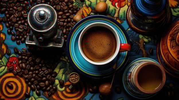 beans cup of coffee espresso photo