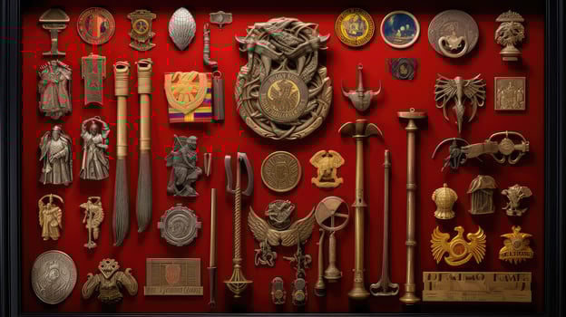 fighter fire department insignia photo