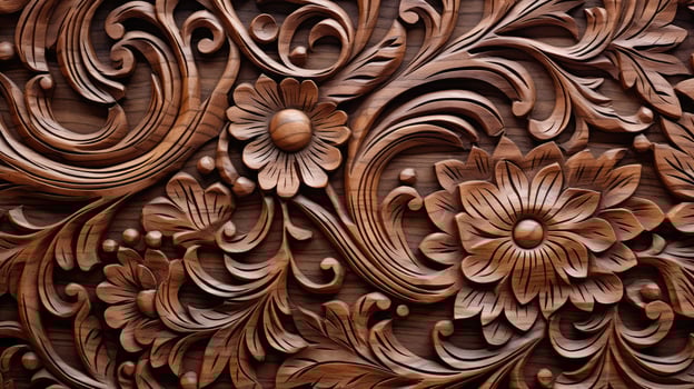decorative natural wood surface photo