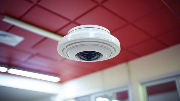 ceiling fire alarm system photo