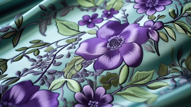design purple green floral photo