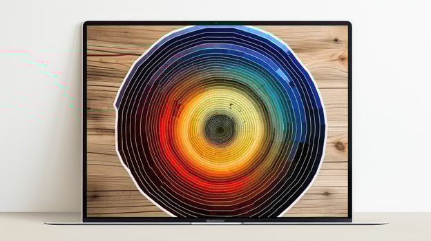 cross tree ring graphic photo