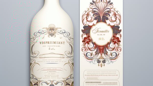 ry wine label template photo