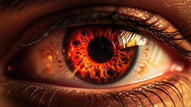 up fire eyes photo