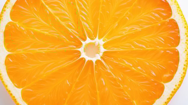 fruit orange white background photo