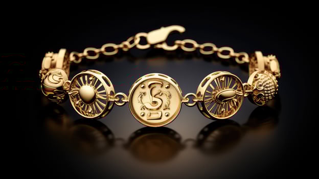 bracelet gold scorpio photo