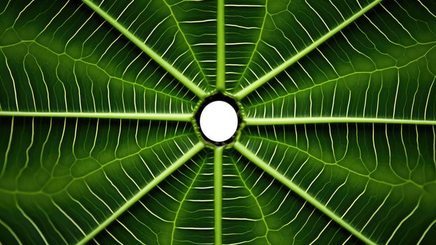 mesmerizing geometric leaf photo