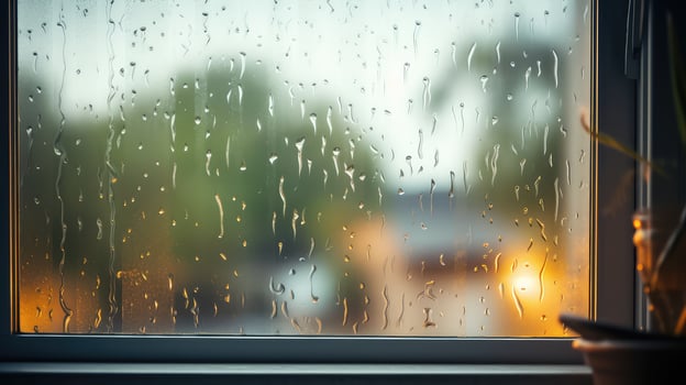cozy blurred kitchen window photo