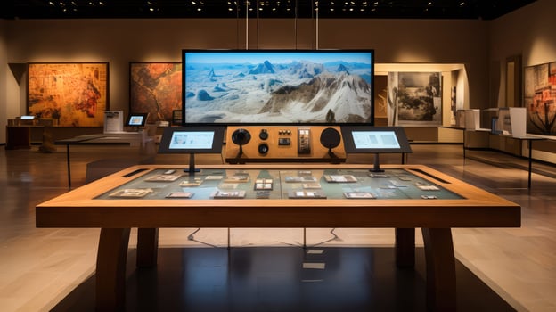 digital info table photo