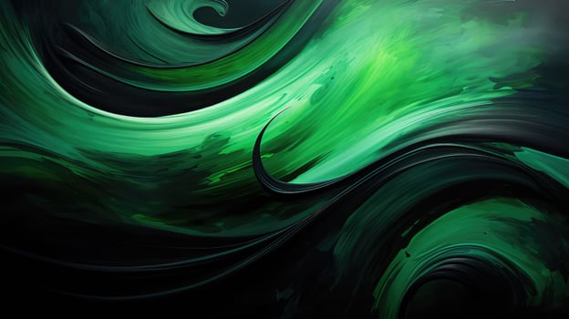 contrast black and green photo