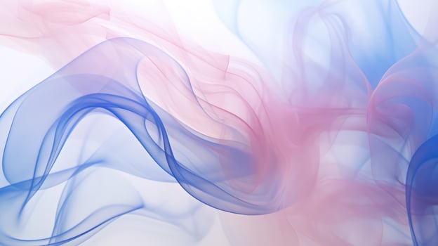 delicate smoke pink blue photo