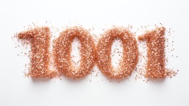 elegant rose gold glitter font photo
