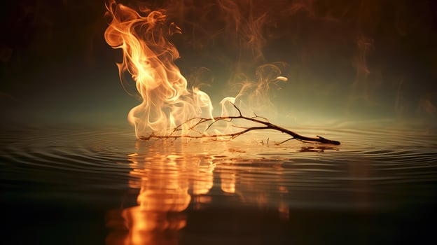 smoke match fire photo