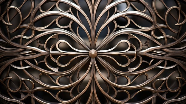 intricate metal cut design photo