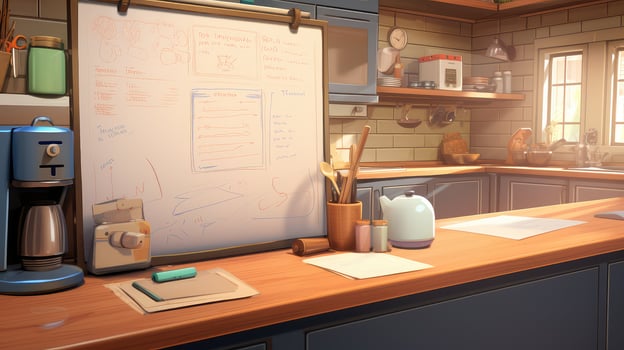 recipe computer screen in house photo