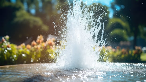 decorative spray water photo