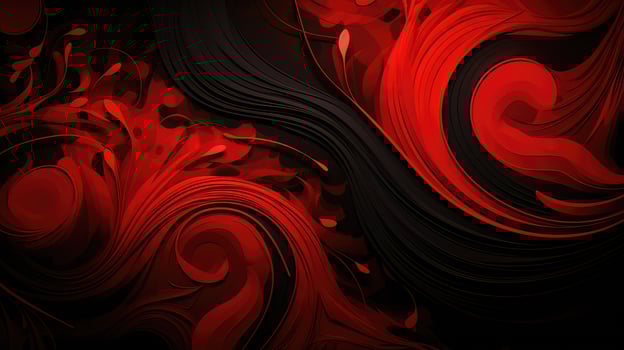 swirling red black abstract background photo