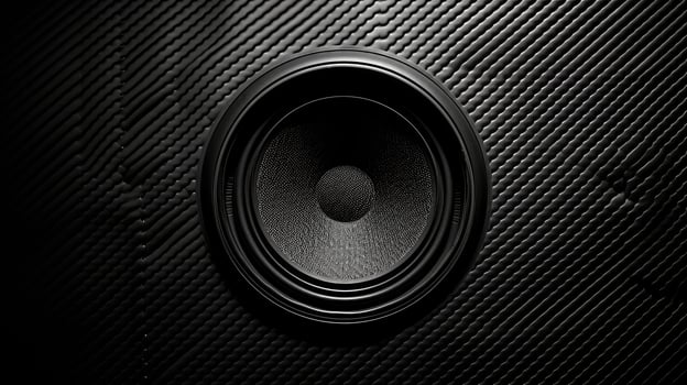 minimalist black speaker texture photo
