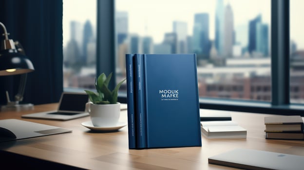 cover hardcover book mockup photo