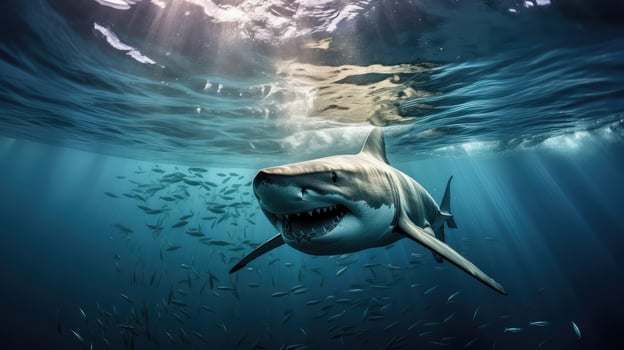predator sharks in photo