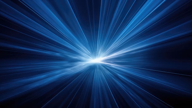 dramatic blue background rays photo