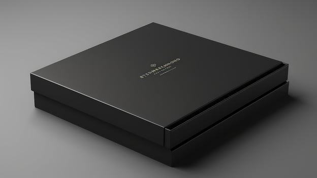 sleek sliding box mockup photo