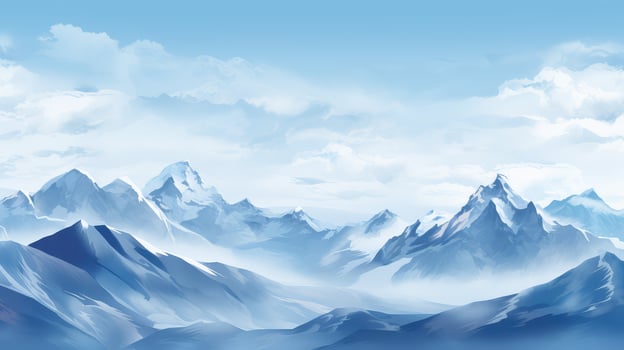 peaks blue palette photo