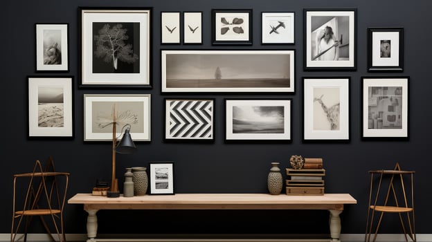 wll frames on a wall photo