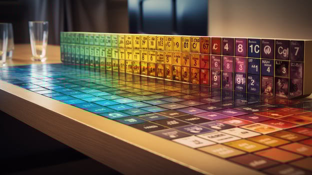 hydrogen elements table photo