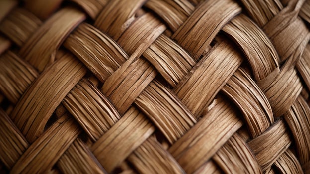 rustic threaded basket texture photo