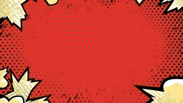 typography comic background red photo