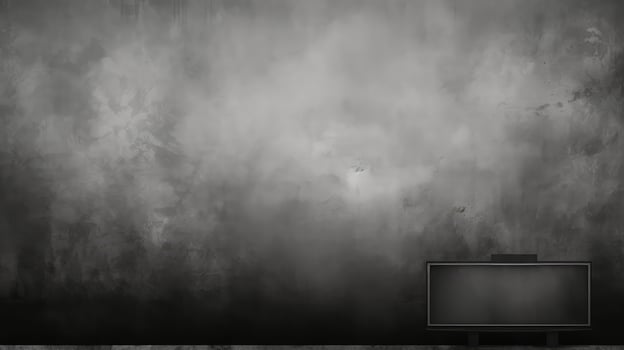 retro black and white tv show photo
