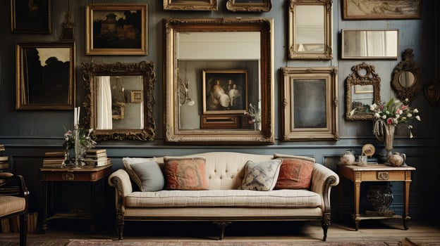 frames art on home walls photo