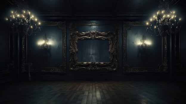 eerie background for presentation photo