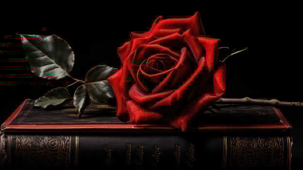 gothic old book cover black photo