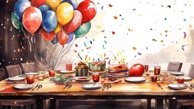 celebration table clipart photo
