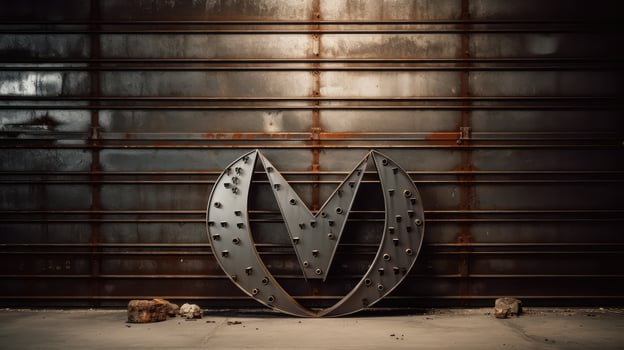 sign metal text photo