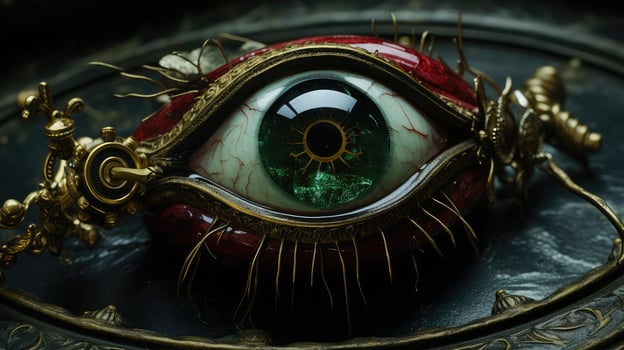 antique glass eye photo