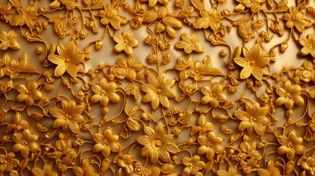 texture gold damask background photo