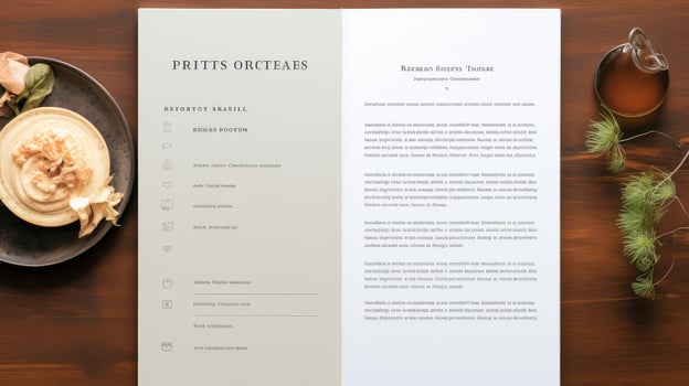 clickable table of contents template photo