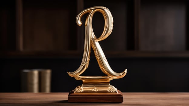stunning gold alphabet cursive photo