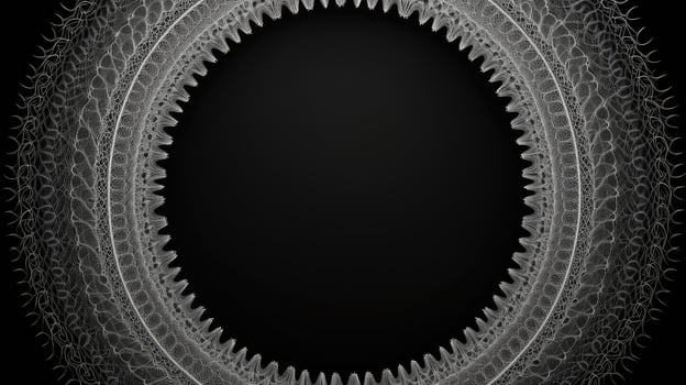 black circle white background photo